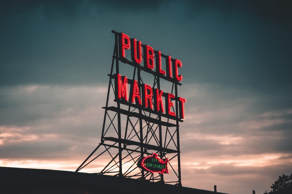 Seattle Washington Street Urban Photography Pike Place Market