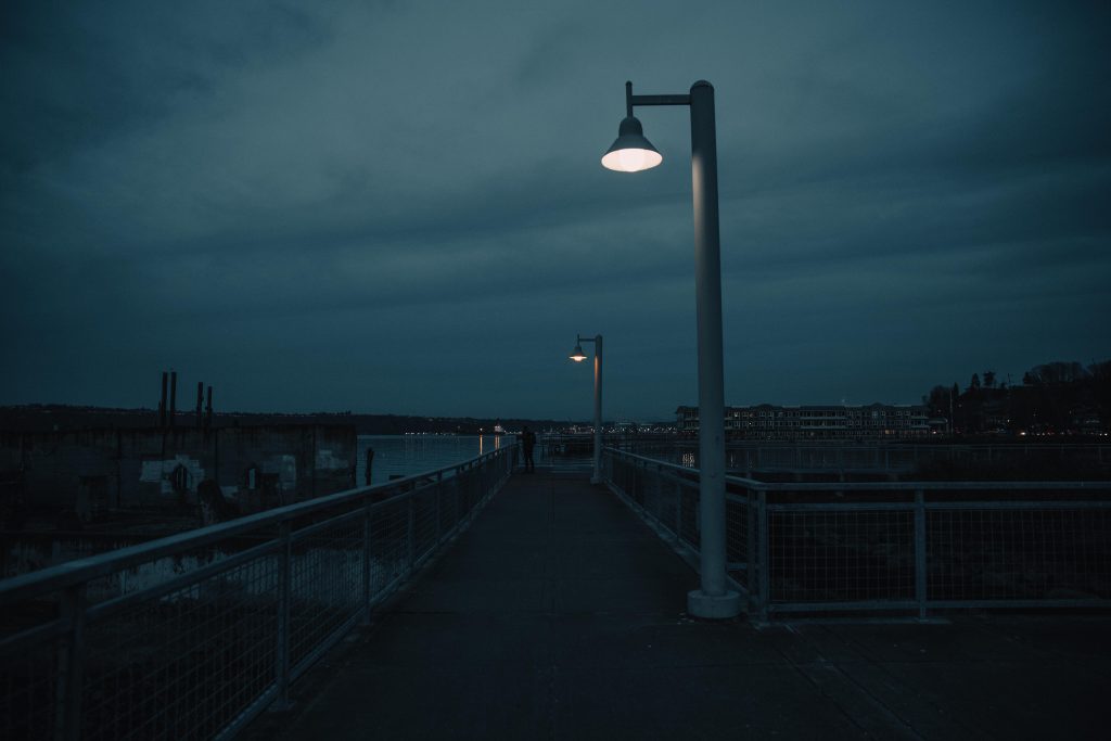 Tacoma Washington Les Davis Pier Street Landscape Photography Blue Hour