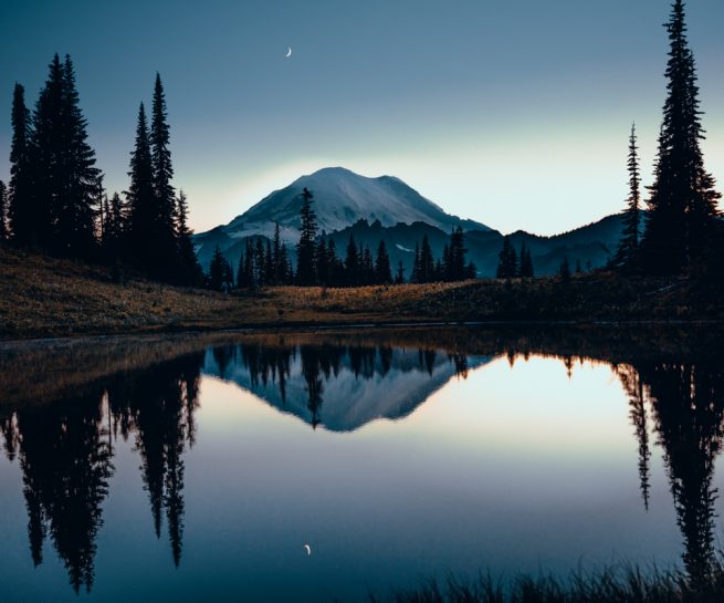 Tipsoo Lake Reflection Photography Rainier