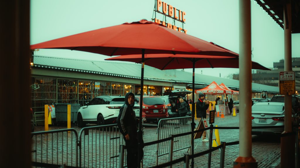 Public Market Seattle Street Photography Cinematic