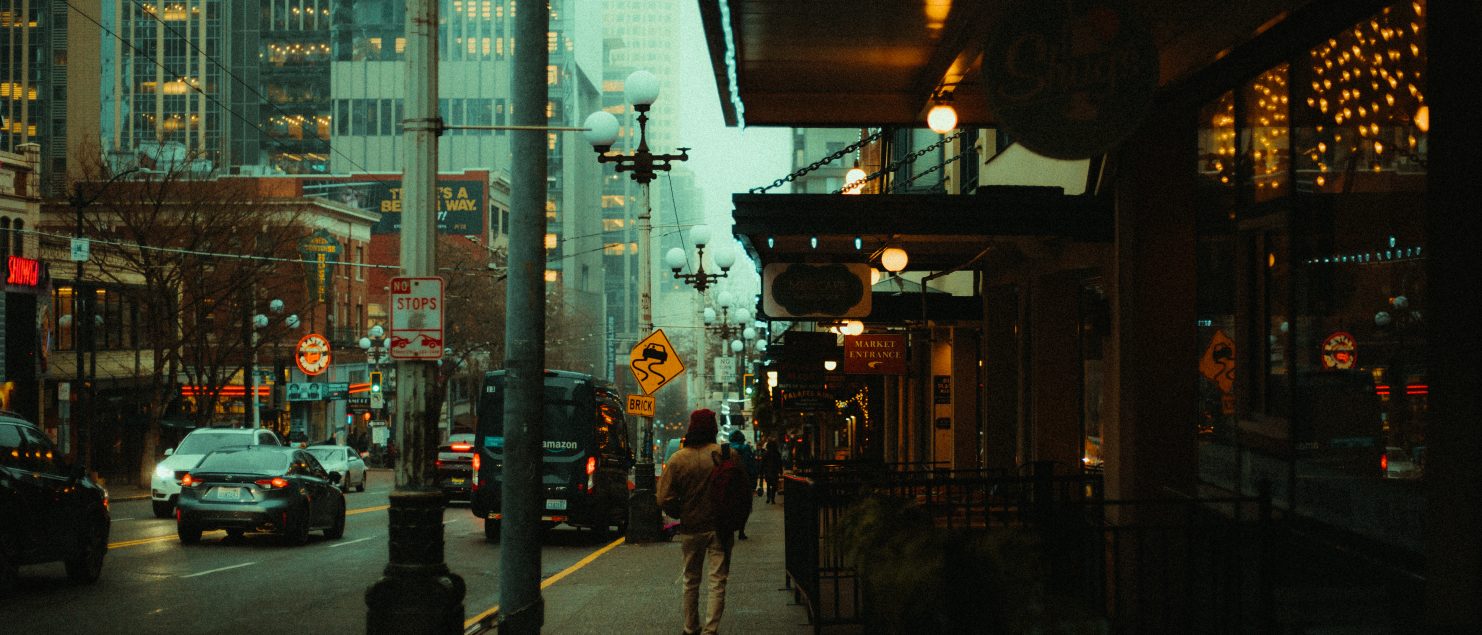 Moody Cinematic Seattle Street Photography