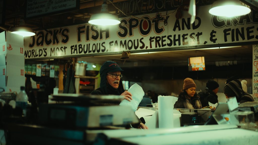 Fish Market Cinematic Street Photography