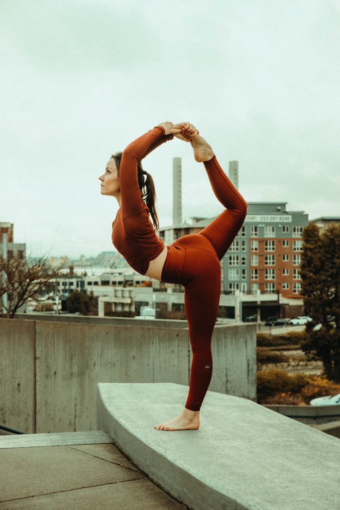 Yoga Portrait Photoshoot Downtown Tacoma