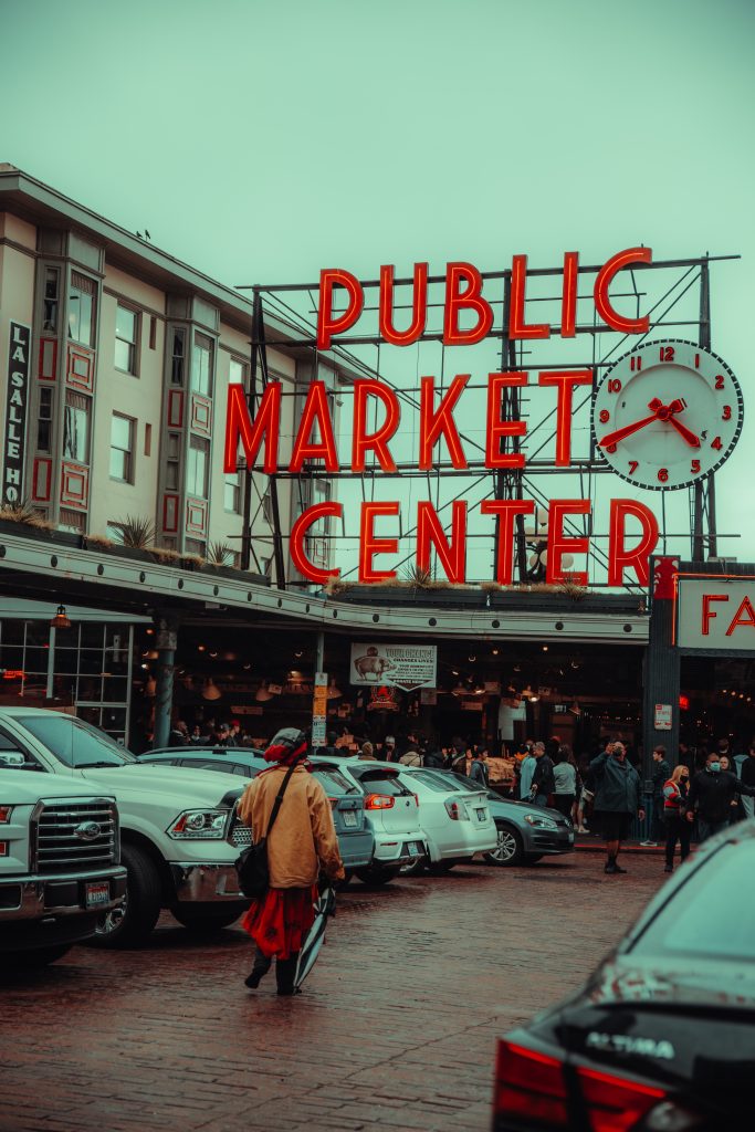 Pike Place Market Spring Cinematic Street Photography