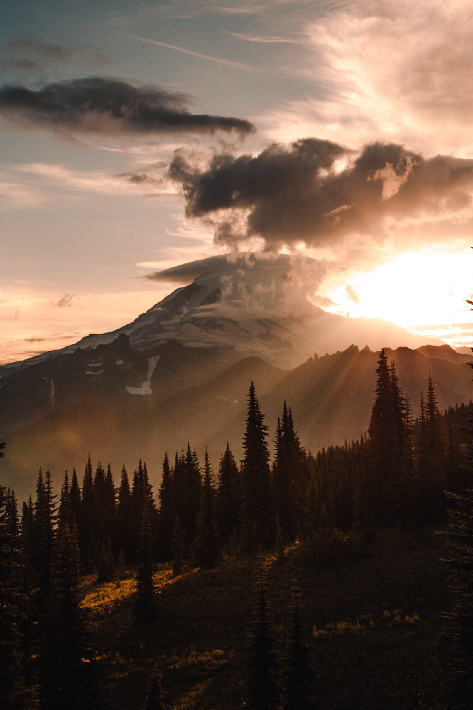 Mount Rainier National Park Sunset Tacoma Photographer Seattle PNW Pacific Northwest Portrait Photography