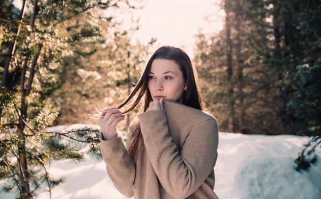 Jess winter photo shoot at Gold Creek Pond Tacoma Seattle Washington
