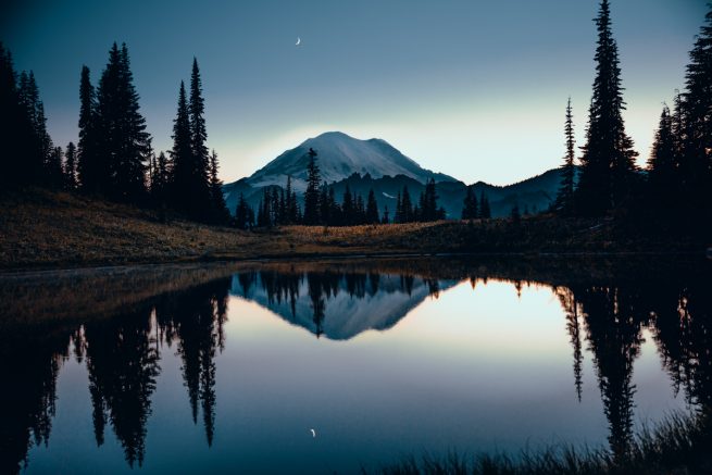 Tipsoo Lake Reflection Photography Rainier