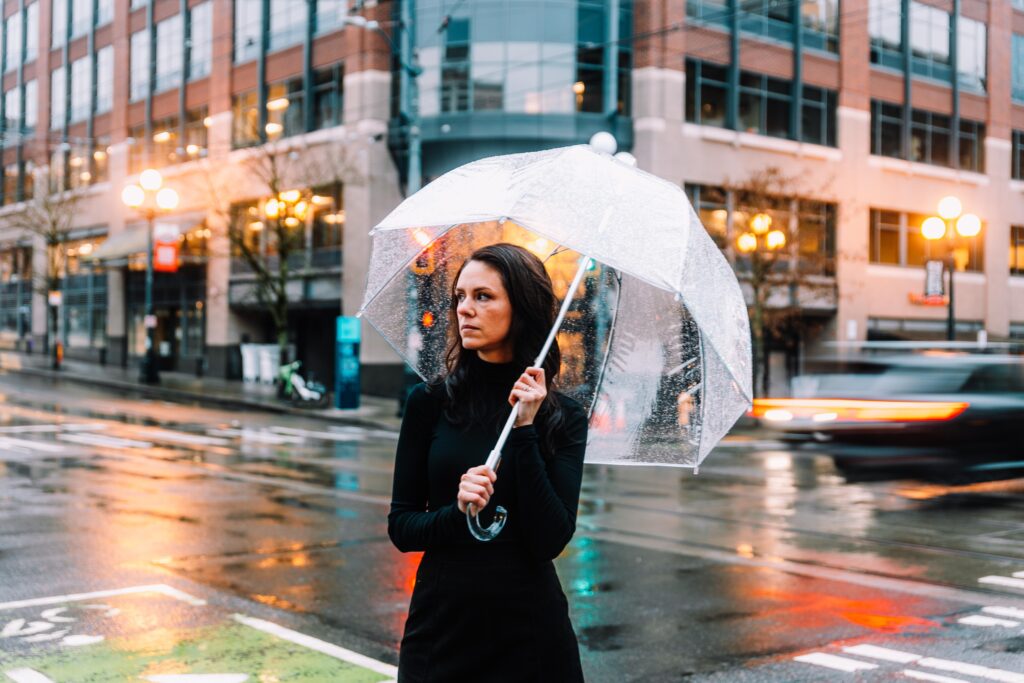 Rainy Seattle Portrait Photoshoot
